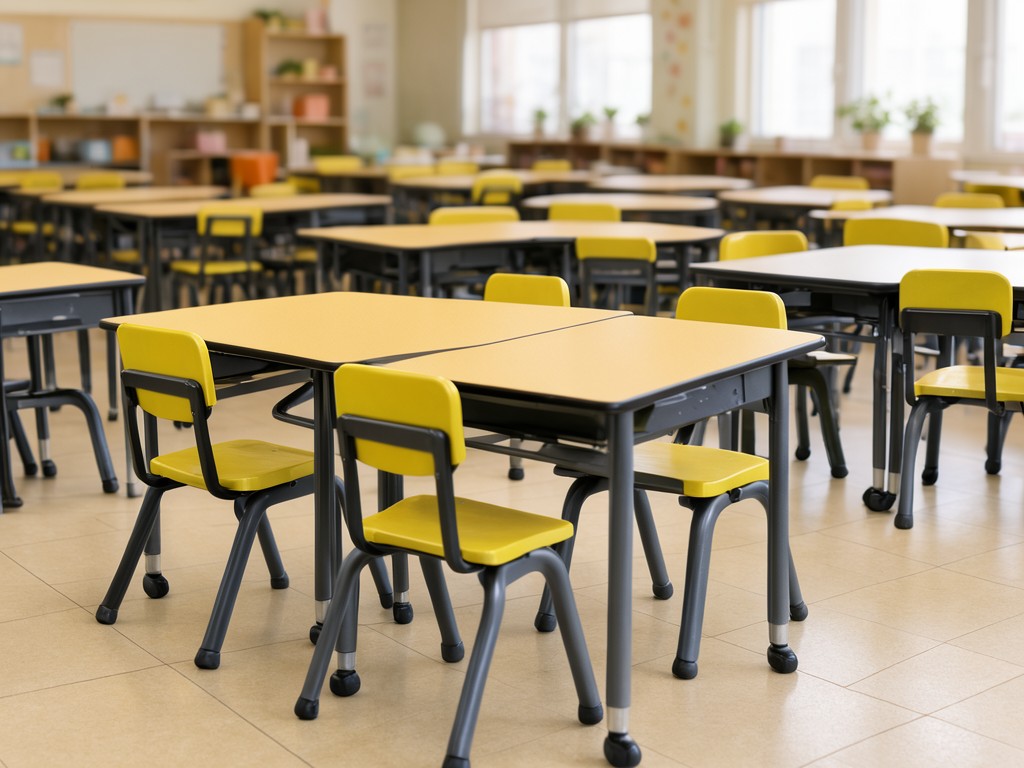 Customized Educational Classroom Tables And Chairs Exporter