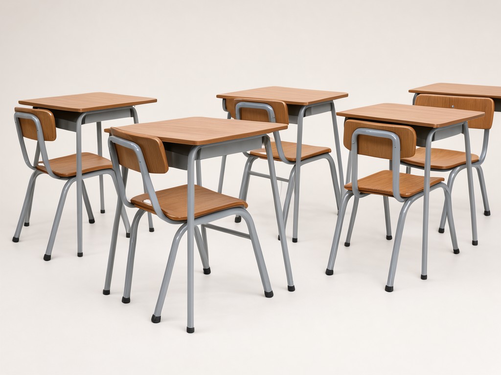 Durable School Desks And Chairs Wholesale